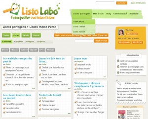 Les listes de ListoLabo