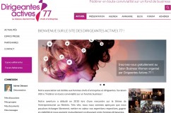 Refonte du site associatif Dirigeantes Actives 77