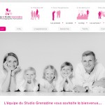 Page d'accueil du studio Grenadine, photographe à Melun