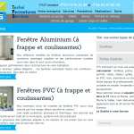 Page de rubrique de produits TFS