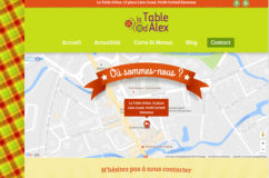 Site du restaurant la Table d